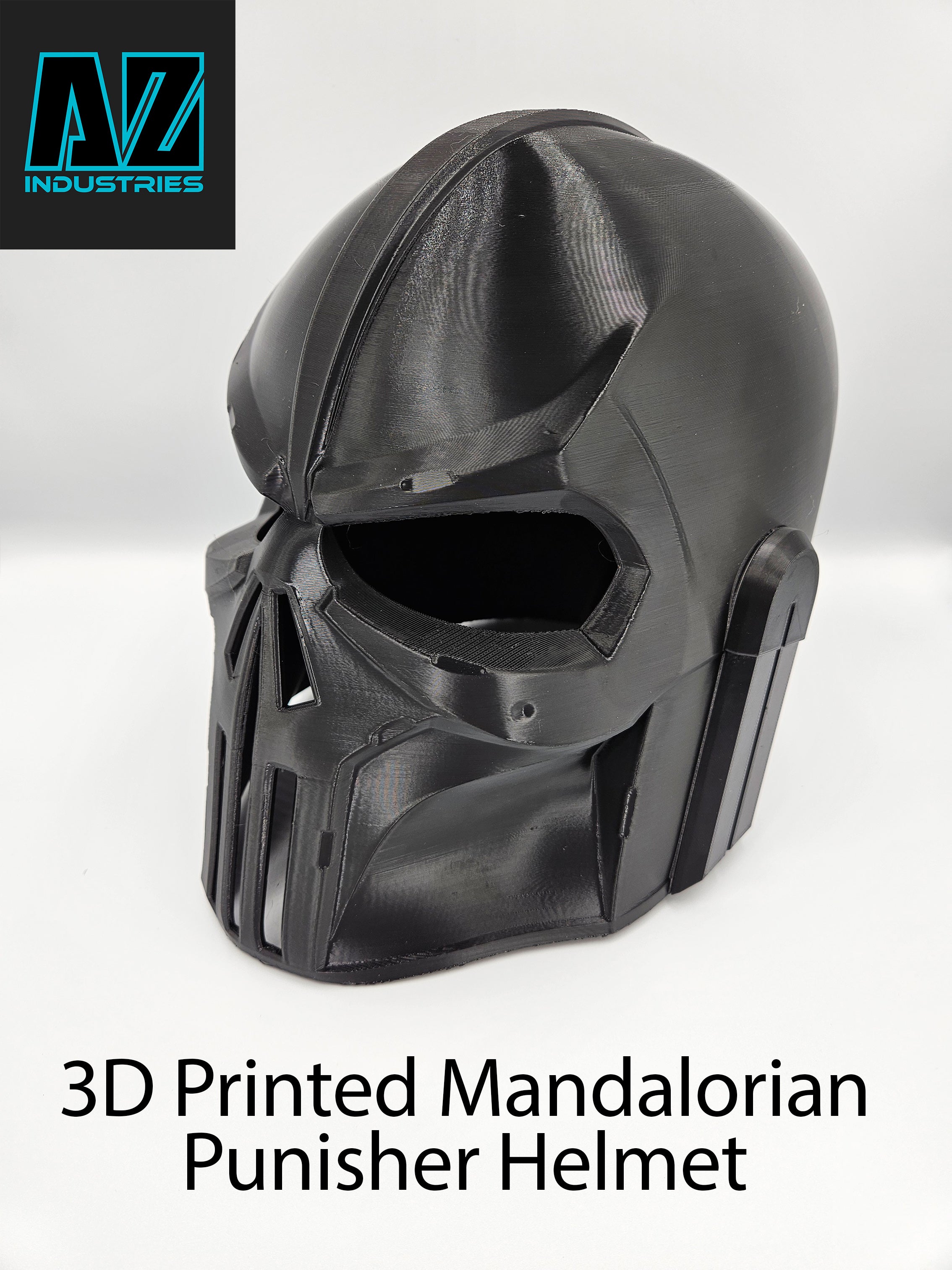 3D Printed Mandalorian Punisher Helmet – Alpha to Zeta Industries 3D Printed Mandalorian Punisher Helmet – Alpha to Zeta Industries