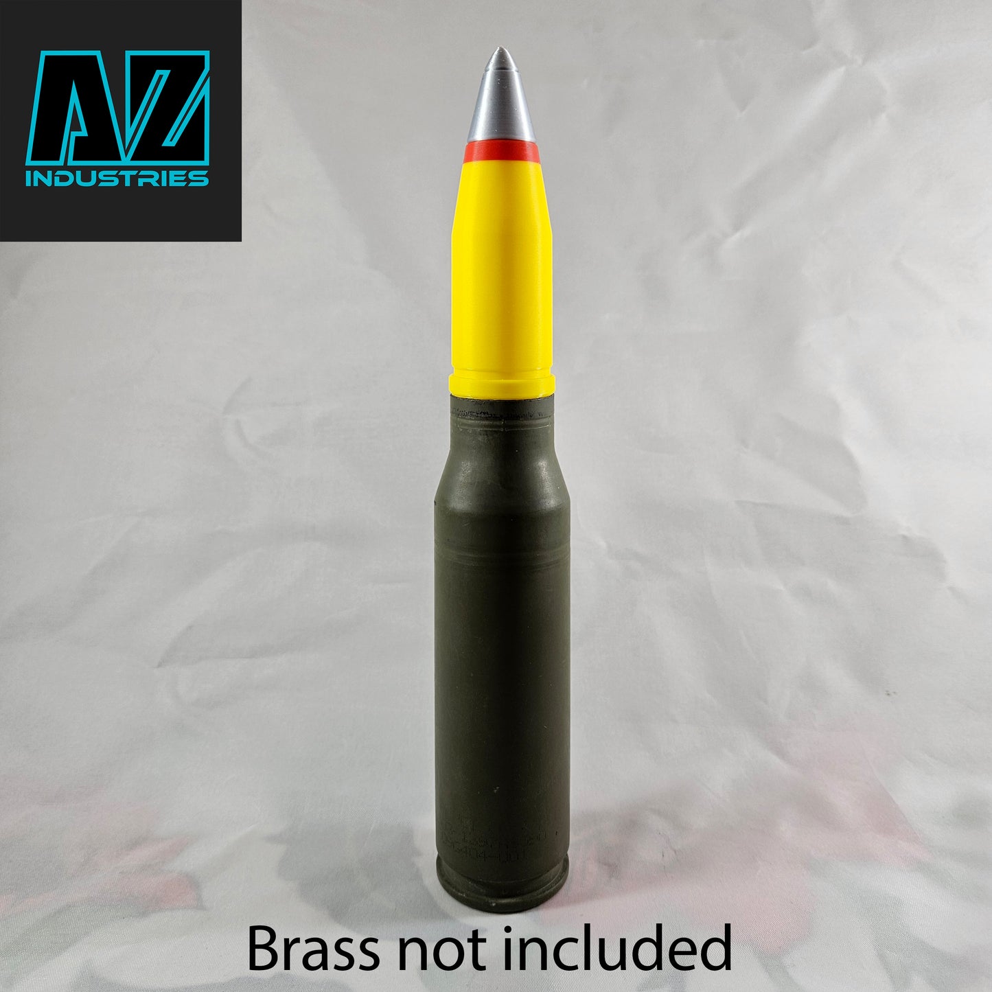 3D Printed 25mm brass topper