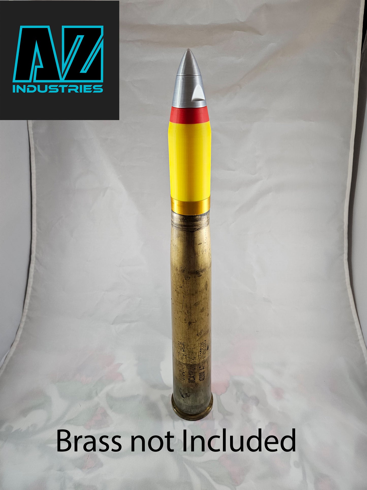 3D Printed 40mm brass topper