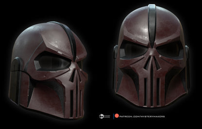 3D Printed Mandalorian Punisher Helmet Replica Kit