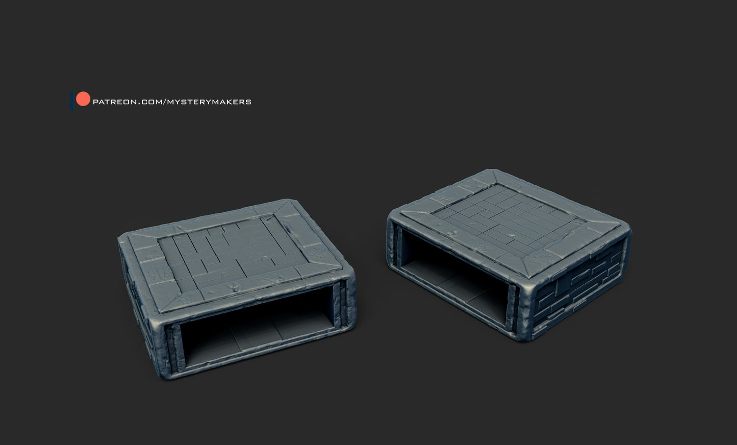 3D render of Bene Gesserit Pain Box replica inspired by Dune