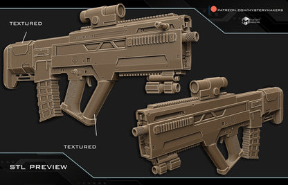 3D Printed AR-23 Liberator Replica Kit – Helldivers 2 Inspired