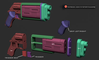 3D Printed MW-20 Bryar Pistol Replica Kit – Andor Inspired