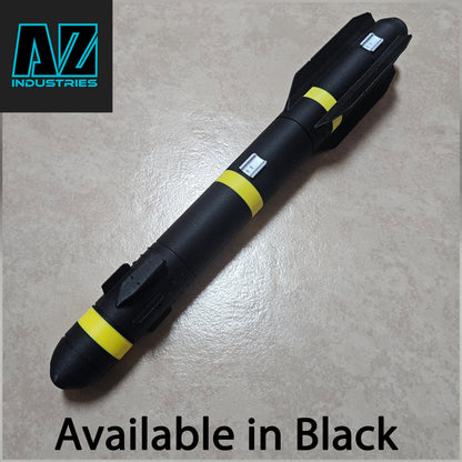 3D Printed AGM-114 Hellfire Missile Replica – Display Model