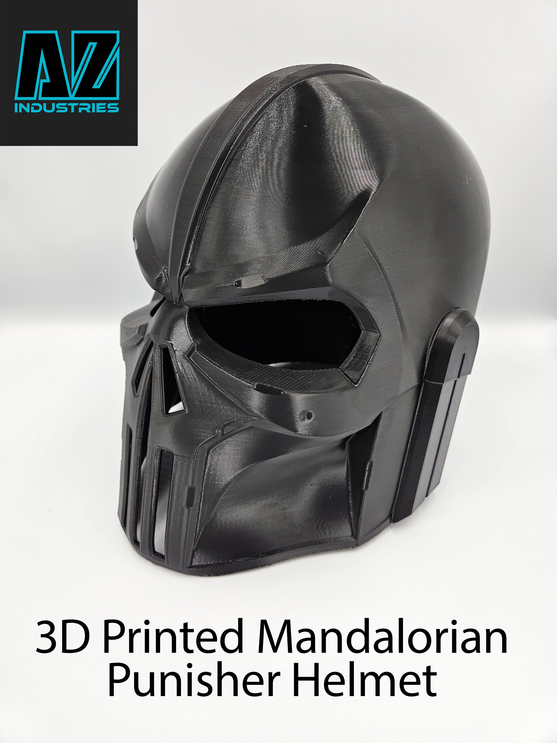 Mandalorian Punisher Helmet – 3D Printed Star Wars Replica – Alpha to Zeta Industries