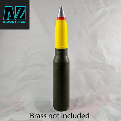 3D Printed 25mm HEI Brass Topper – Display Replica