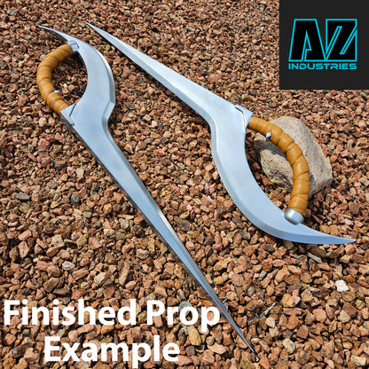 3D Printed Sangheili Curved Blade Replica Kit – Halo Inspired