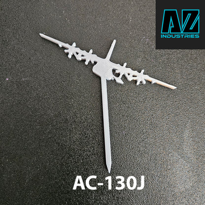 3D Printed Military Aircraft Cupcake Toppers – Set of 12