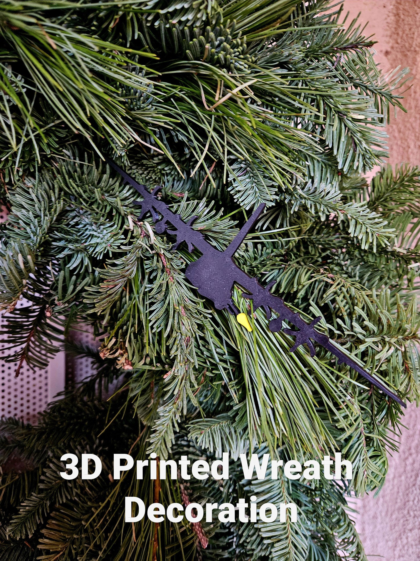 Military Aircraft Wreath Decoration set of 4