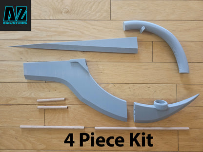 3D Printed Sangheili Curved Blade Replica Kit – Halo Inspired