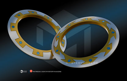 3D Printed Light/Dark Chakram Replica Kit – Xena Inspired