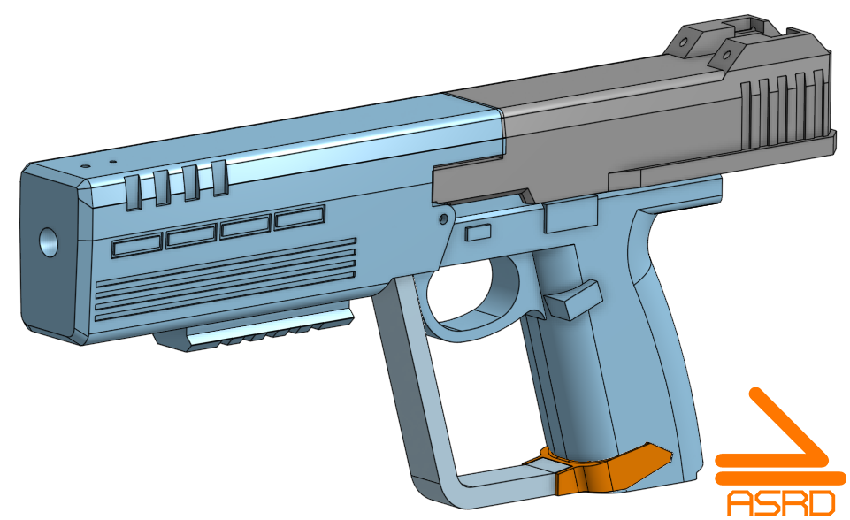 3D Printed M6C SOCOM Airsoft Conversion Kit _ Halo Inspired