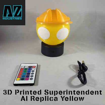 3D Printed Superintendent AI Light-Up Desk Buddy – Halo Inspired