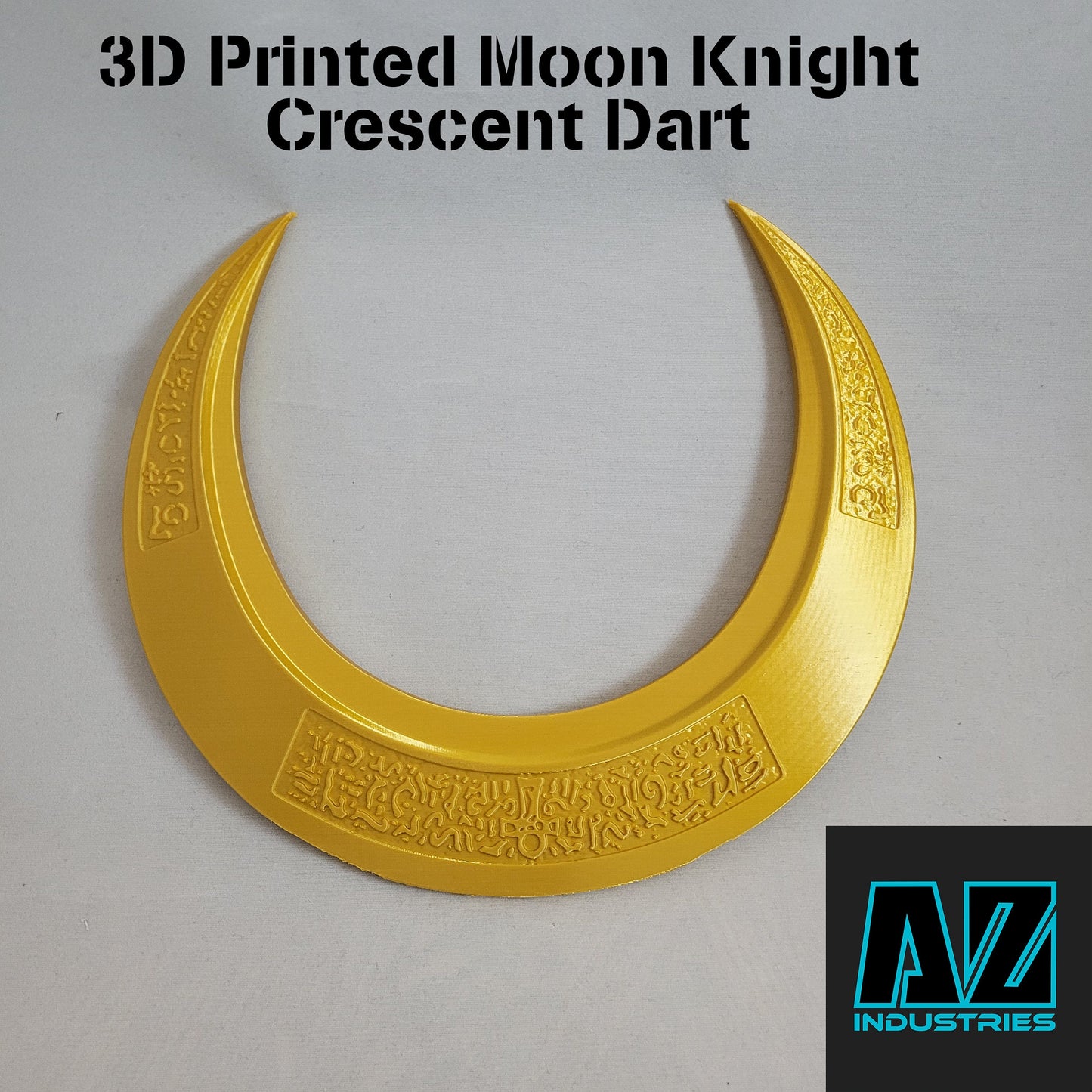 Moon Knight Crescent Dart 3D printed Replica