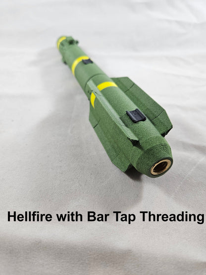 3D Printed AGM-114 Hellfire Missile Replica – Display Model