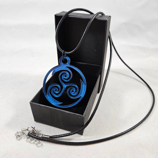 Hellblade inspired Triskelion/Triskele Pendant Necklace