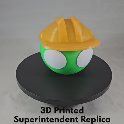 3D Printed Superintendent AI Light-Up Desk Buddy – Halo Inspired