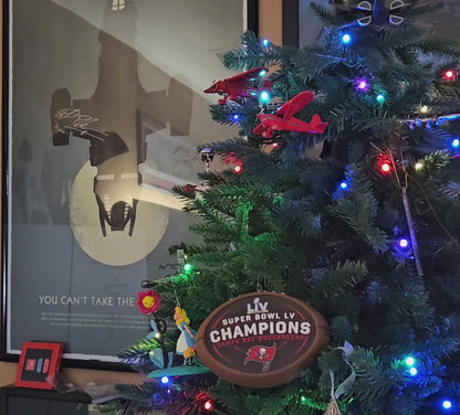 3D Printed Aircraft Tree Topper Kit with Display Stand